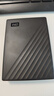 西部數(shù)據(jù)（WD）4TB 移動硬盤 USB3.0 My Passport隨行版2.5英寸 黑 機(jī)械硬盤 筆記本電腦外接 大容量加密存儲 曬單實拍圖