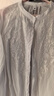 啄木鳥(niǎo)中長(cháng)款棉麻短袖襯衫女復古刺繡寬松輕薄防曬單排扣亞麻上衣 白色(少量) L 【建議105-125斤】 曬單實(shí)拍圖