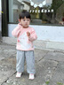 G.DUCKKIDS兒童裝女童褲子秋季小花衛褲韓版休閑褲寶寶春秋裝運動(dòng)長(cháng)褲洋氣潮 熱售灰色 120 身高110-120cm年齡6-7歲 曬單實(shí)拍圖