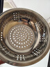 艾風(fēng)格加厚不銹鋼瀝水籃洗菜盆漏盆家用淘米盆洗米篩洗菜籃子水果籃 特價(jià)32CM大孔買(mǎi)1送1 曬單實(shí)拍圖