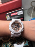 卡西歐（CASIO）手表女G-SHOCK運動學生日韓表送女友禮物GMA-S120MF-7A2 曬單實拍圖