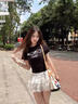 COW & KITTY官網(wǎng)正品2025新款KT貓通用學(xué)生可愛女士手提包單肩包斜挎包旅游包 撞色送掛件禮盒 曬單實(shí)拍圖