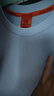 KOLON SPORT/可隆T恤 男女同款露營寬松CAMP輕戶外運動LOGO繡花短袖 LURT4MT740-LB 淺藍色 L 曬單實拍圖