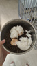 貝尼寵 貓碗 狗盆 不銹鋼 掛碗狗籠固定狗碗狗食盆寵物貓狗用的掛式水碗 不銹鋼狗碗+支架加深中直徑16cm 曬單實(shí)拍圖