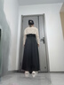 愛特愛（EITIE）【度假露背吊帶連衣裙】黑色掛脖長裙2025夏季新款戰(zhàn)袍7807554 極簡黑20 S (155) 曬單實拍圖