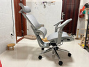 Everseat Flex6Ultra人體工學椅電腦椅辦公椅雙層網(wǎng)布線控底盤安全高承重 晨霧灰+鋁合金腳+7D扶手 曬單實拍圖