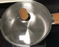 kimscook不銹鋼雪平湯鍋加厚蒸鍋家用煮鍋雙耳燉鍋燃氣電磁爐（含蒸屜） 曬單實拍圖