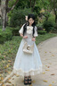 凱安尼（KAIANNI）夏季新款洛麗塔甜美氛圍感淺藍色斗篷lolita連衣裙女2025年 晴空瑰語(yǔ)氛圍感淺藍色連衣裙 M 曬單實(shí)拍圖