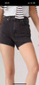 Levi's李維斯女士春夏直筒美式休閑街頭顯瘦時尚復古灰色牛仔短褲 灰色 25 曬單實拍圖