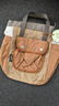 Bellroy澳洲Cinch Bucket Bag 9L 新款松弛通勤水桶男女機(jī)能斜挎包松松包 沙丘黃 曬單實(shí)拍圖