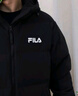 斐樂(lè )FILA情侶連帽羽絨服女2025冬連帽RGB多彩羽絨防風(fēng)防潑水外套男 正黑色-BK L 175/96A/L 曬單實(shí)拍圖
