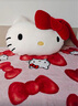 野獸派家居（tbh）三麗鷗Hello Kitty二合一法蘭絨抱枕毯子 毛絨午睡毯車載靠枕 二合一法蘭絨毯/抱枕 蝴蝶結(jié) 曬單實拍圖