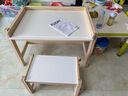 宜家（IKEA）福麗薩特可調(diào)節(jié)兒童學(xué)習(xí)桌寫字桌家用實(shí)木框架作業(yè)桌書桌 兒童書桌+兒童長凳 曬單實(shí)拍圖