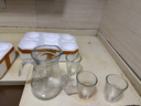 涼水壺錘紋玻璃冷水壺套裝家用夏季水具 錘紋水具套裝【1壺4杯】 曬單實(shí)拍圖