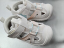 江博士學(xué)步鞋步前鞋春夏女童幼兒涼鞋兒童鞋2B13A1017CW米/藍(lán)22碼 曬單實拍圖