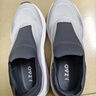 京東京造【Air Foam】厚底緩震夏季透氣新款網(wǎng)面一腳蹬休閑鞋男淺灰色39 曬單實拍圖