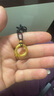 亞一黃金吊墜足金箍如意平安扣掛墜男女同款編織送女友七夕情人節禮物 曬單實(shí)拍圖
