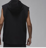 NIKEJordan耐克喬丹男子黑色速干無(wú)袖套頭籃球連帽衫新款HF9939-010 3XL 曬單實(shí)拍圖