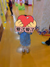 戴維貝拉（DAVE＆BELLA）加絨打底褲兒童休閑褲小女孩褲子保暖女童長(cháng)褲洋氣寶寶秋冬小童 灰粉色 110 cm（建議身高100-110cm） 曬單實(shí)拍圖