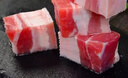 京東跑山豬去皮五花肉塊凈重4斤 烤肉炒菜食材 新鮮速凍 紅燒肉原料 曬單實(shí)拍圖
