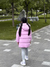 巴拉巴拉童裝兒童羽絨服男女童外套秋冬裝寶寶衣服中長(cháng)款保暖時(shí)尚上衣 紫紅-番鴨絨-85%絨子【加厚保暖舒適】 140 （充絨量145g） 曬單實(shí)拍圖