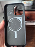 奧魯姆AULUMU A15 適用蘋果iPhone15ProMax 簡約素皮磁吸手機殼 鋁合金散熱窗 專用MagSafe保護殼 黑色 曬單實拍圖