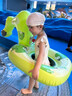 雅鴿嬰兒游泳圈坐圈小孩防側翻救生圈0-6月1-3歲以上寶寶嬰兒游泳圈 【0-5歲/45斤以?xún)取看簏S鴨-氣泵 曬單實(shí)拍圖