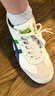 Onitsuka Tiger鬼塚虎經(jīng)典舒適復(fù)古MEXICO 66?男女款輕便百搭運(yùn)動休閑鞋 米白色/藍(lán)色 38 曬單實(shí)拍圖