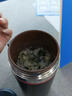 如贊（Ruzan）大容量紫砂內(nèi)膽保溫杯男辦公磨砂泡茶杯戶外車載水杯高端禮品杯 黑色 曬單實(shí)拍圖