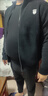 恒源祥秋季男裝針織開衫立領男士外套拉鏈毛衣衫寬松純色針織衫 深灰 M 165/84A 建議120斤以內 曬單實拍圖