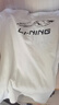李寧（LI-NING）短袖T恤男士棉質(zhì)夏季時(shí)尚寬松大碼半袖男生運(yùn)動(dòng)體恤 白色  L 曬單實(shí)拍圖