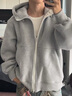 加拿大鵝（Canada Goose）【新品】Chilliwack男士白標(biāo)抓絨飛行員夾克大鵝外套 7220MW 9309 花灰銀樺色 L 曬單實拍圖