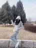 蕉下防曬衣女2025年夏季防紫外線透氣防曬衫戶外涼感冰絲upf50+薄外套 涼感 靜謐灰【可拆卸大帽檐】 XL (140-160斤) 曬單實拍圖