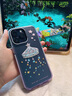 FUNNY RICH涂鴉星星樂園適用iPhone16ProMax手機(jī)殼漸變色蘋果15透明新款保護(hù)套女款14防摔簡約ins小清新 涂鴉星星樂園-藍(lán)紫 iPhone 14 Pro Max 曬單實拍圖