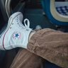 匡威（Converse）男女 Chuck Taylor All Star 硫化鞋 101009 41碼US7.5碼 曬單實(shí)拍圖