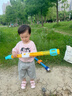 JCZS德國品牌加特林呲噴水槍兒童玩具高壓強(qiáng)力射程遠(yuǎn)漂流抽拉式潑水節(jié) 超大出水量30孔加特林-淺藍(lán)色1支裝 曬單實(shí)拍圖