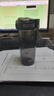 諾百紛5系一鍵彈蓋磁彈泡茶杯Tritan材質(zhì)茶水分離杯運(yùn)動(dòng)塑料水杯 深灰- 550ml 曬單實(shí)拍圖