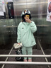 DOOK SNOW新款韓版滑雪服男女套裝戶(hù)外防水單板雙板保暖套頭衫情侶款滑雪服 薄荷綠（女套裝） M /60-70kg 曬單實(shí)拍圖