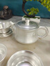 瀾春江鎏銀浮雕竹節(jié)養(yǎng)生功夫茶具茶壺茶杯茶道瓶公杯茶具套裝高端禮盒裝 鎏銀正把竹節(jié)茶壺19頭套裝 【高檔禮盒裝】 曬單實拍圖