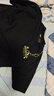 404MOBGANG重工藤蔓花卉刺繡短袖T恤男美式潮牌冰感防曬復古情侶體恤t 黑色 L 曬單實(shí)拍圖