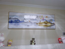 鼎松暉客廳裝飾畫(huà)現代簡(jiǎn)約大氣壁畫(huà)山水畫(huà)背有靠山墻畫(huà)沙發(fā)背景墻掛畫(huà) 家和萬(wàn)事興-簡(jiǎn)約高檔大氣山水畫(huà) 210x70(適合2.5-3.5米沙發(fā))晶瓷 曬單實(shí)拍圖