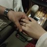HR赫蓮娜鉑金情侶戒指pt950王子與公主結(jié)求訂婚對戒情人節(jié)生日禮物 輕奢款-活口對戒【高端禮盒】 曬單實(shí)拍圖