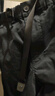 無(wú)印良品（MUJI）男式 絲光斜紋寬版褲 男士長(cháng)褲子春季款休閑褲AEZ01C4A 黑色 M （170/80A） 曬單實(shí)拍圖