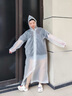 JCZS德國(guó)雨衣成人外穿長(zhǎng)款全身防暴雨戶外旅行加厚eva防水防雨一次性 【加厚款】白色 成人雨衣 均碼 1件 曬單實(shí)拍圖
