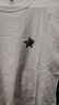 匡威（Converse）官方 男女全棉復古短袖寬松休閑毛邊T恤10028730 10028730-A01 M 曬單實(shí)拍圖
