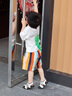 奇諾鼠【官方正品】兒童涼鞋夏季男女小童包頭舒適漏洞防滑軟底學(xué)步鞋 白色 25 碼(內(nèi)長15.8cm適合腳長15.3cm) 曬單實(shí)拍圖