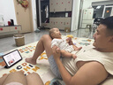 雙面XPE拼接爬行墊嬰兒寶寶防摔-地墊萌寵露營團9*2片 曬單實拍圖