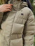 KOLON SPORT/可隆戶外羽絨服 防潑水防風(fēng)男女同款重量鵝絨夾克 LUDJ5WTT38-TA 灰褐 XS 160/84A 曬單實(shí)拍圖