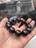 檀境多金星印度小葉紫檀手串男高密老料檀香紫檀 圓滿珠18mm*13顆 曬單實(shí)拍圖
