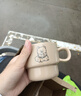 馬克杯ins風薩摩疊疊學生牛奶杯可愛大容量喝水杯家用陶瓷杯 咖色小狗摩疊疊杯 曬單實拍圖